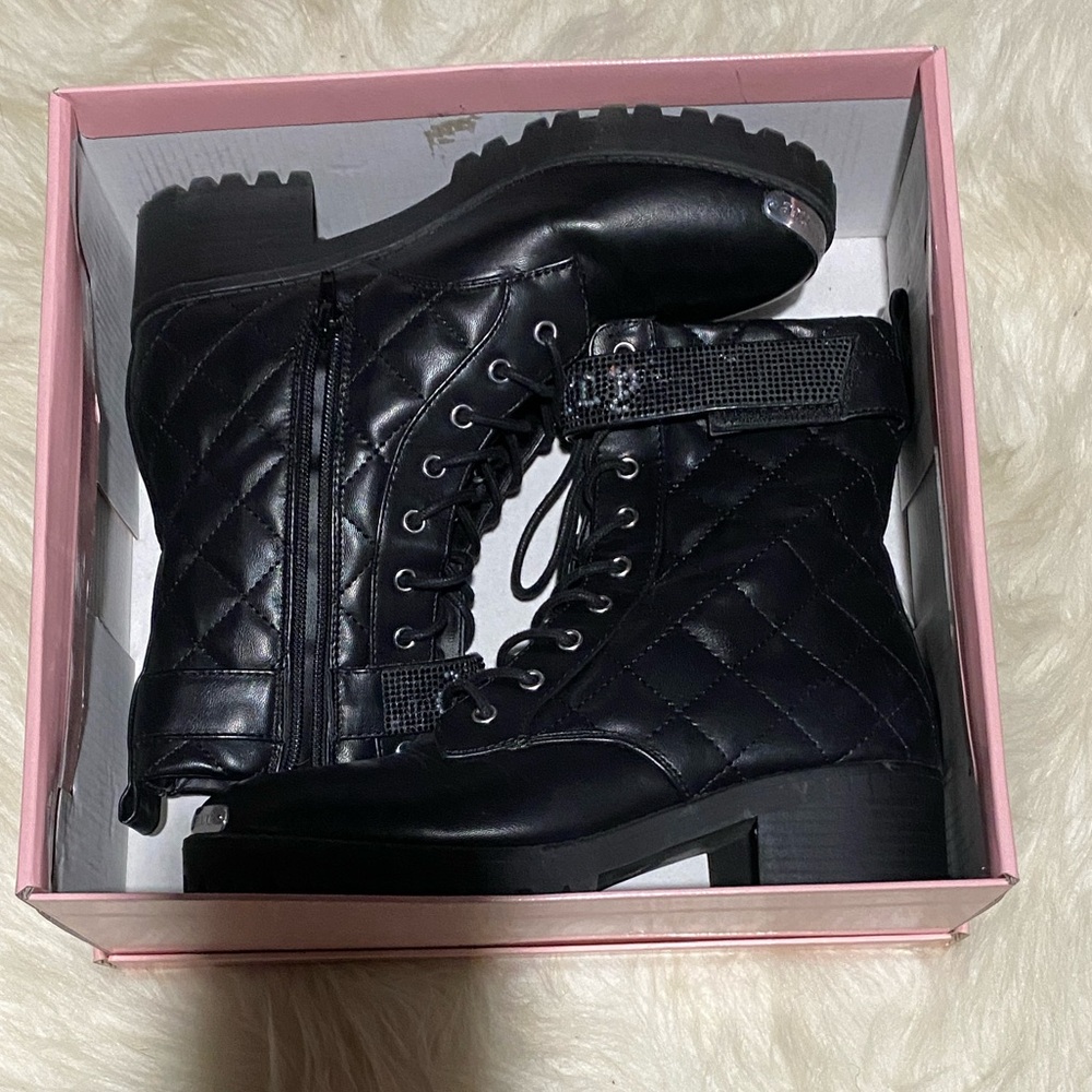 Juicy Couture Black Quilted Boots